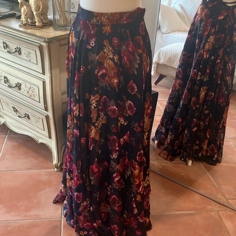 Floral Maxi Skirt